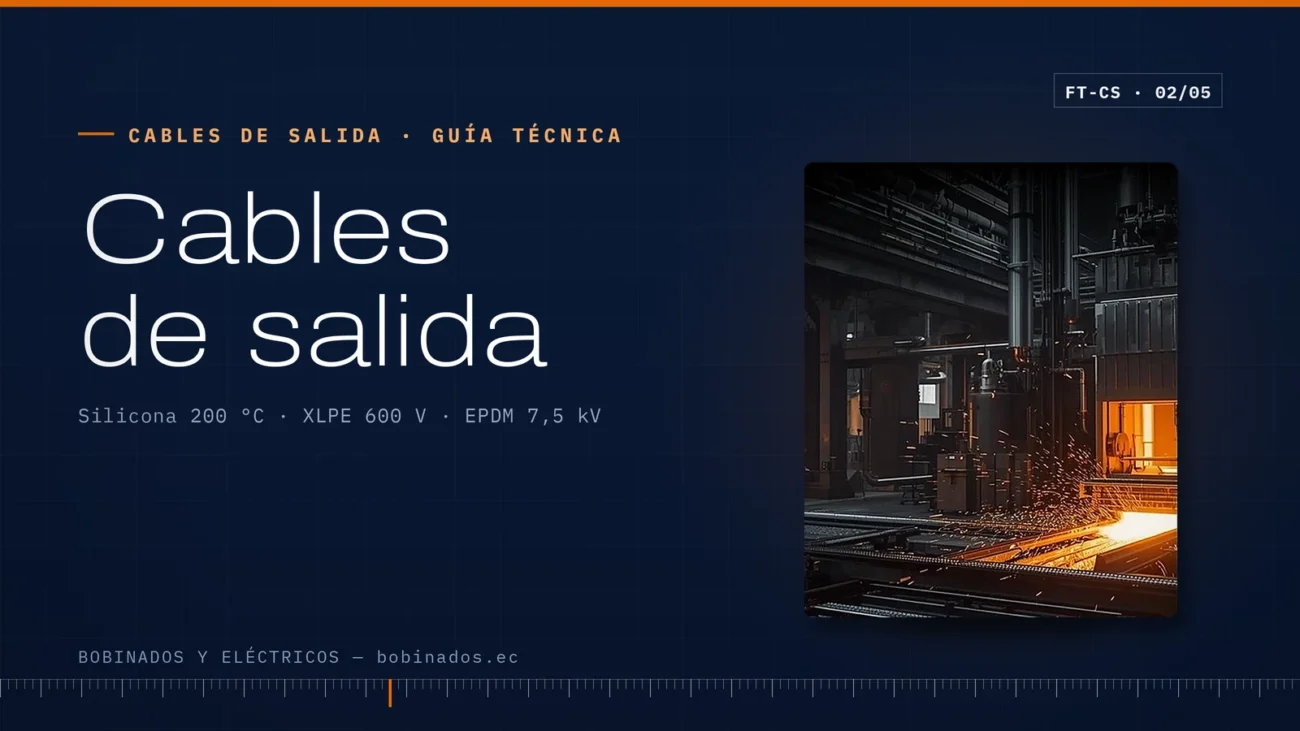 Cables de salida para motores eléctricos