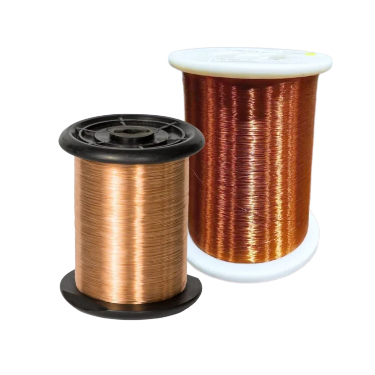 Alambre esmaltado de cobre con centro de aluminio (ECCA) en carretes